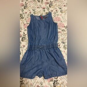 Vince Kids Chambray Romper